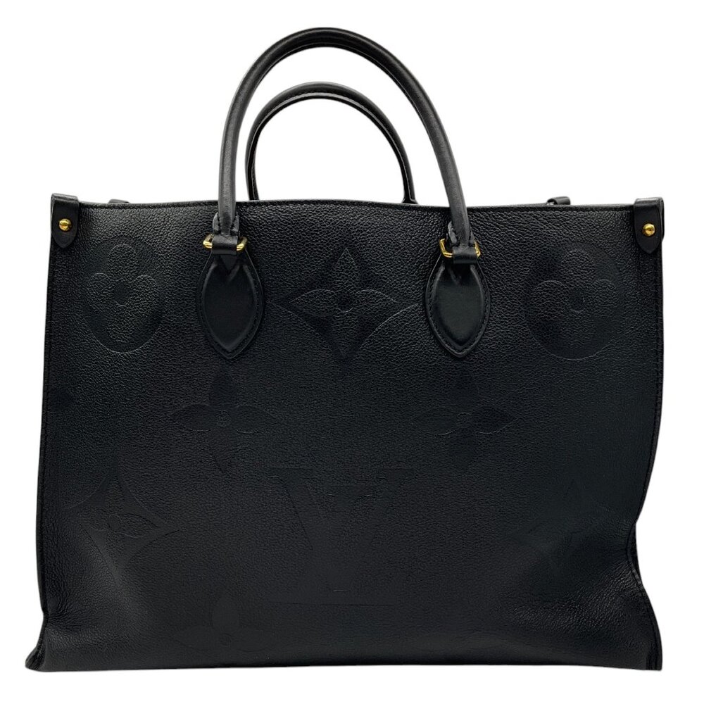 Louis Vuitton Black Monogram Empreinte Leather OnTheGo Handbag - Picture 3 of 15